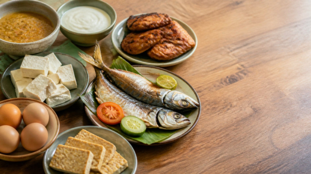 Eggs, tofu, tempeh, fish, chicken and dhal as easy sources of protein for weight loss