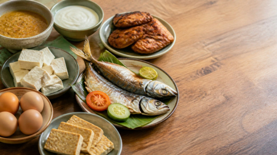 Eggs, tofu, tempeh, fish, chicken and dhal as easy sources of protein for weight loss