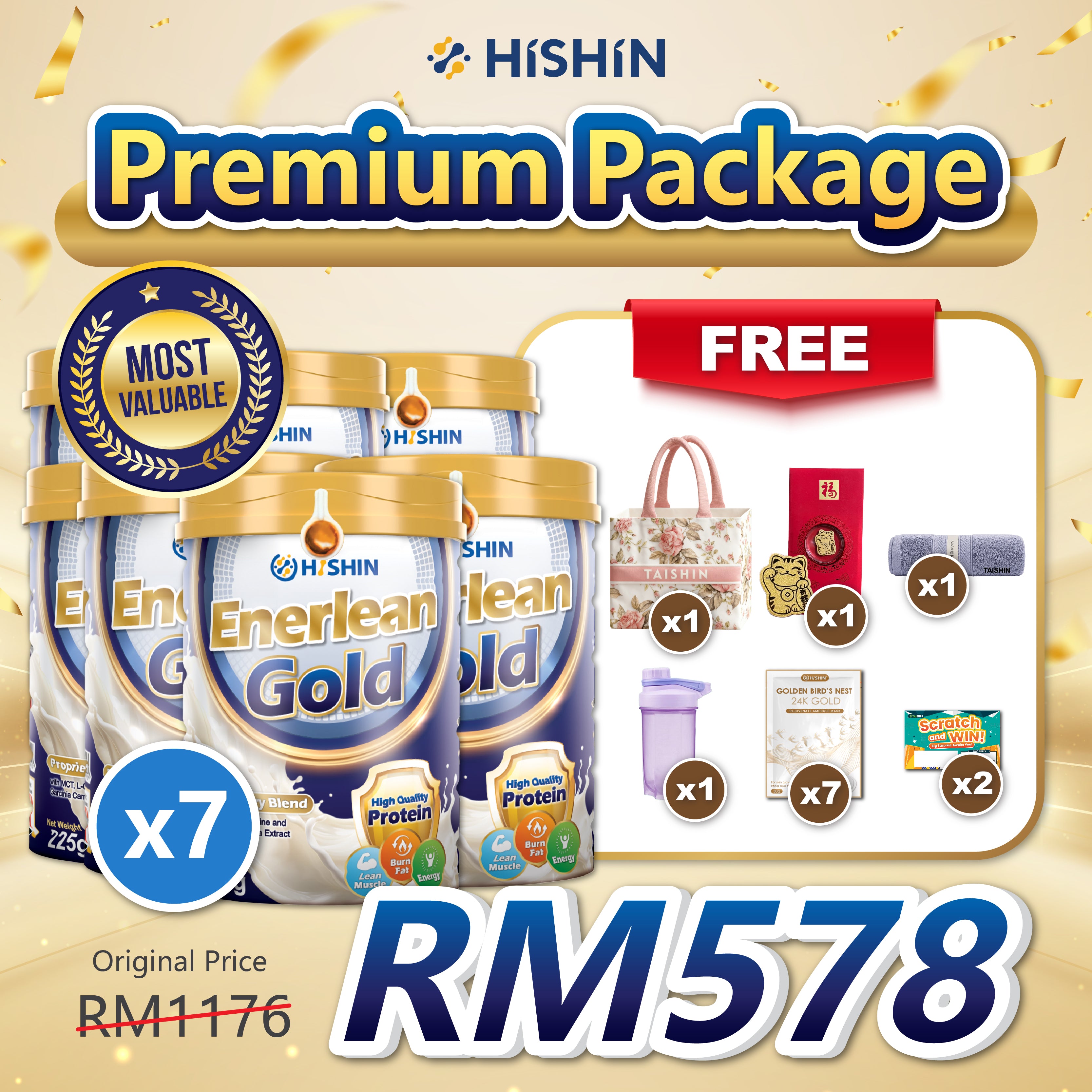 Enerlean Gold | Nutritious Mixed Meal Replacement