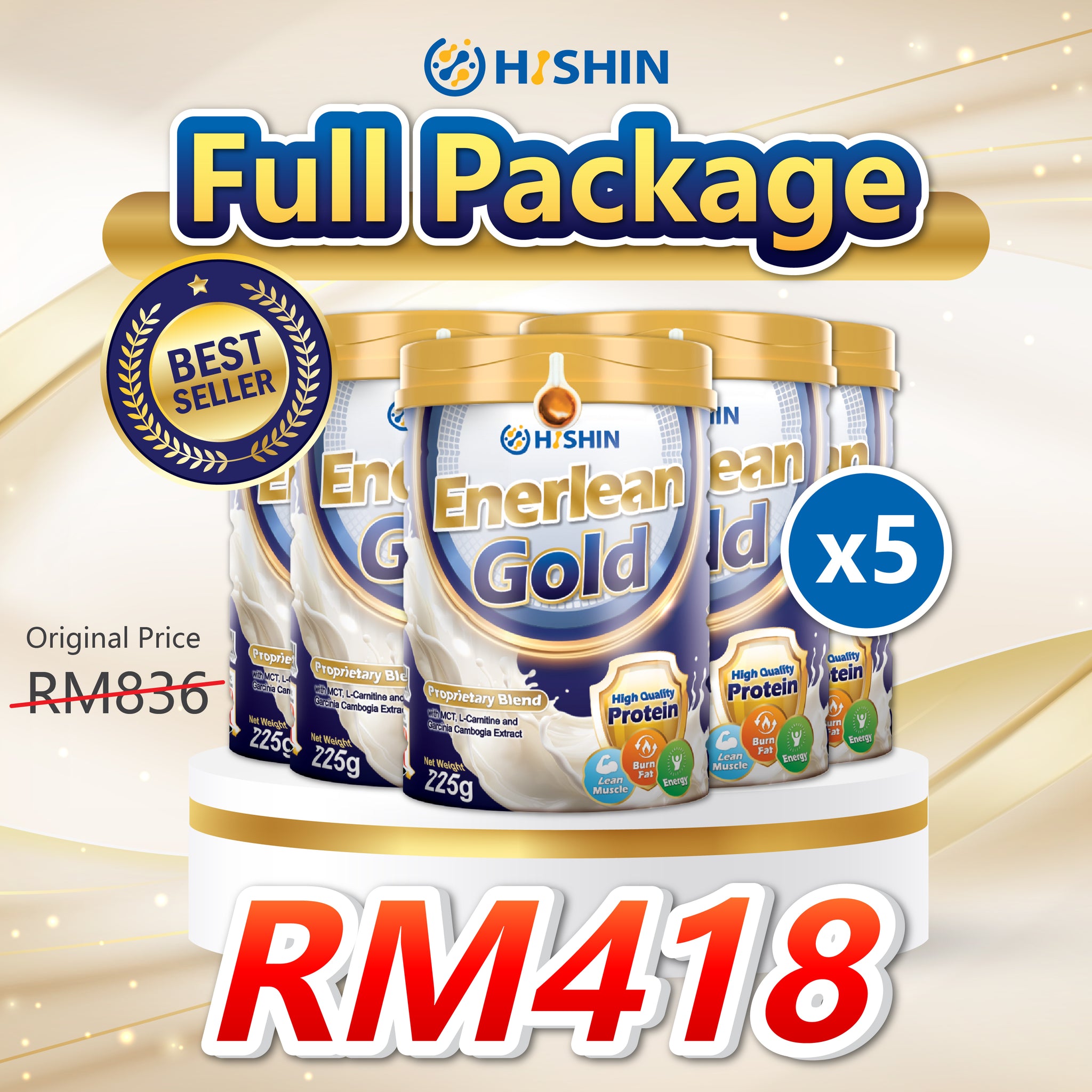 Enerlean Gold✨ Malaysia’s No 1 Nutritional Milk
