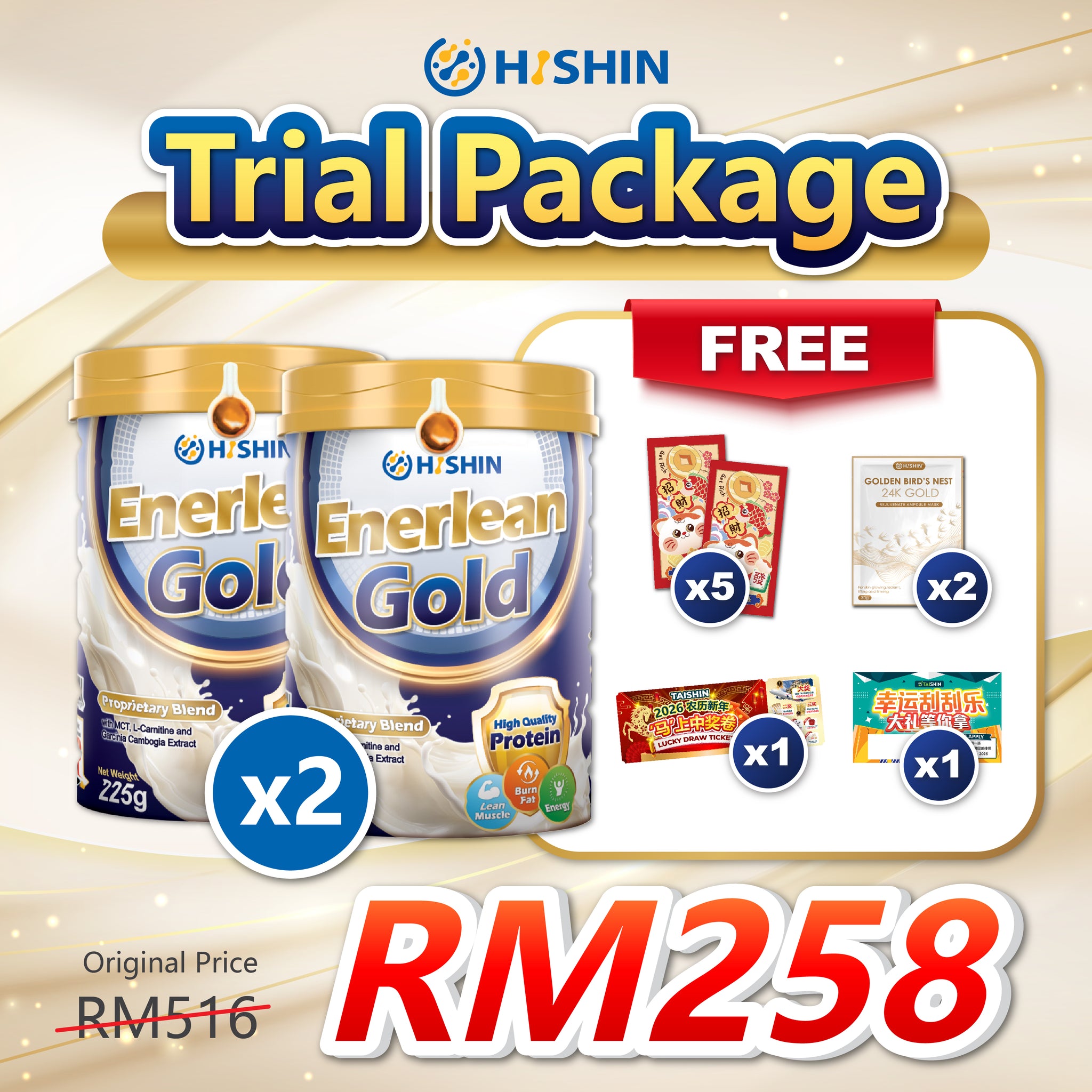 Enerlean Gold✨ Malaysia’s No 1 Nutritional Milk