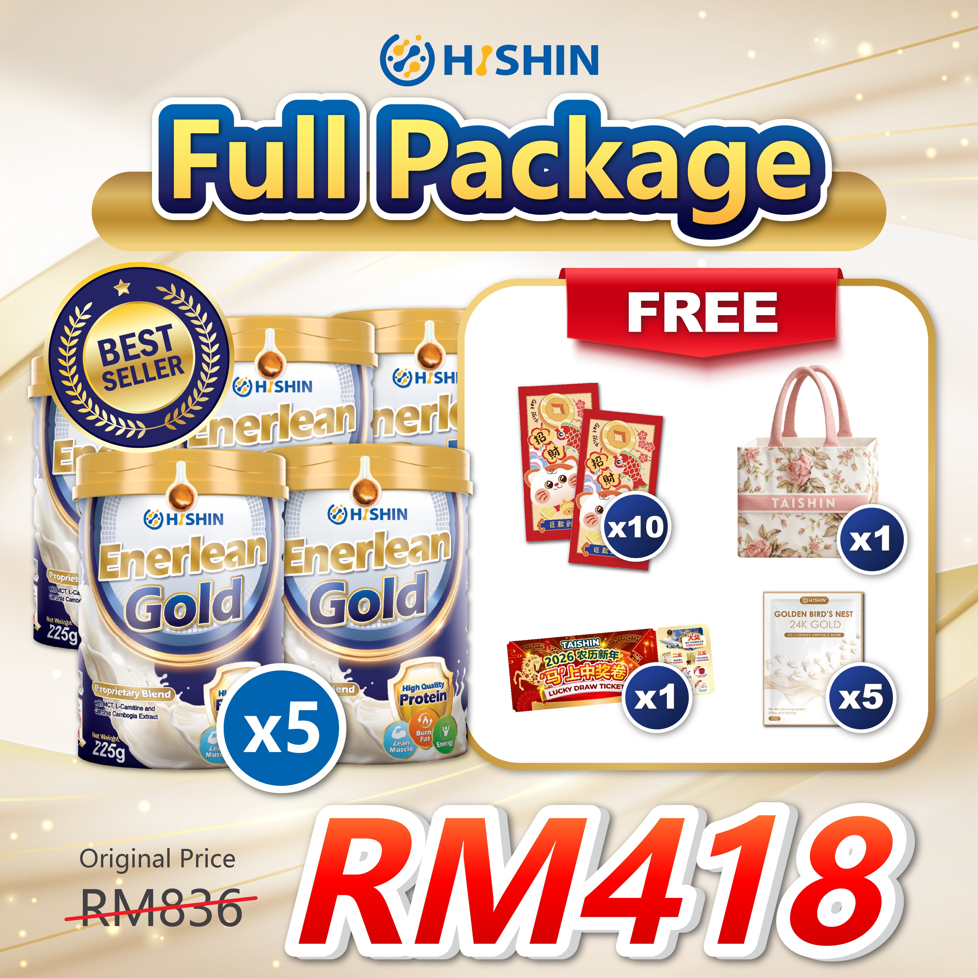 Enerlean Gold✨ Malaysia’s No 1 Nutritional Milk