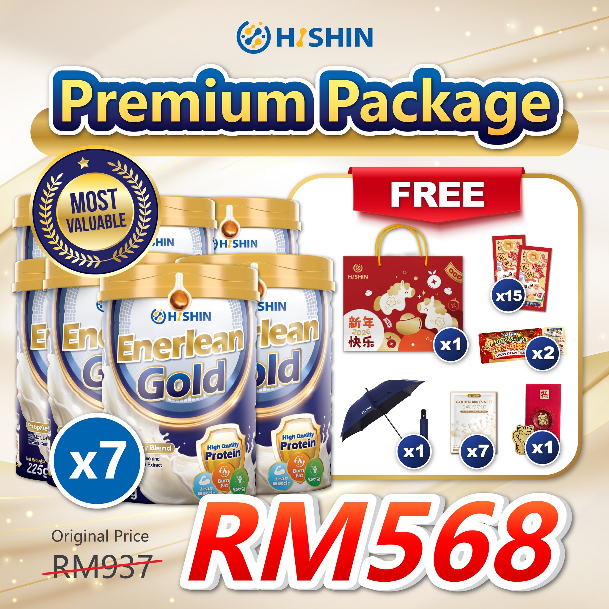 Enerlean Gold✨ Malaysia’s No 1 Nutritional Milk