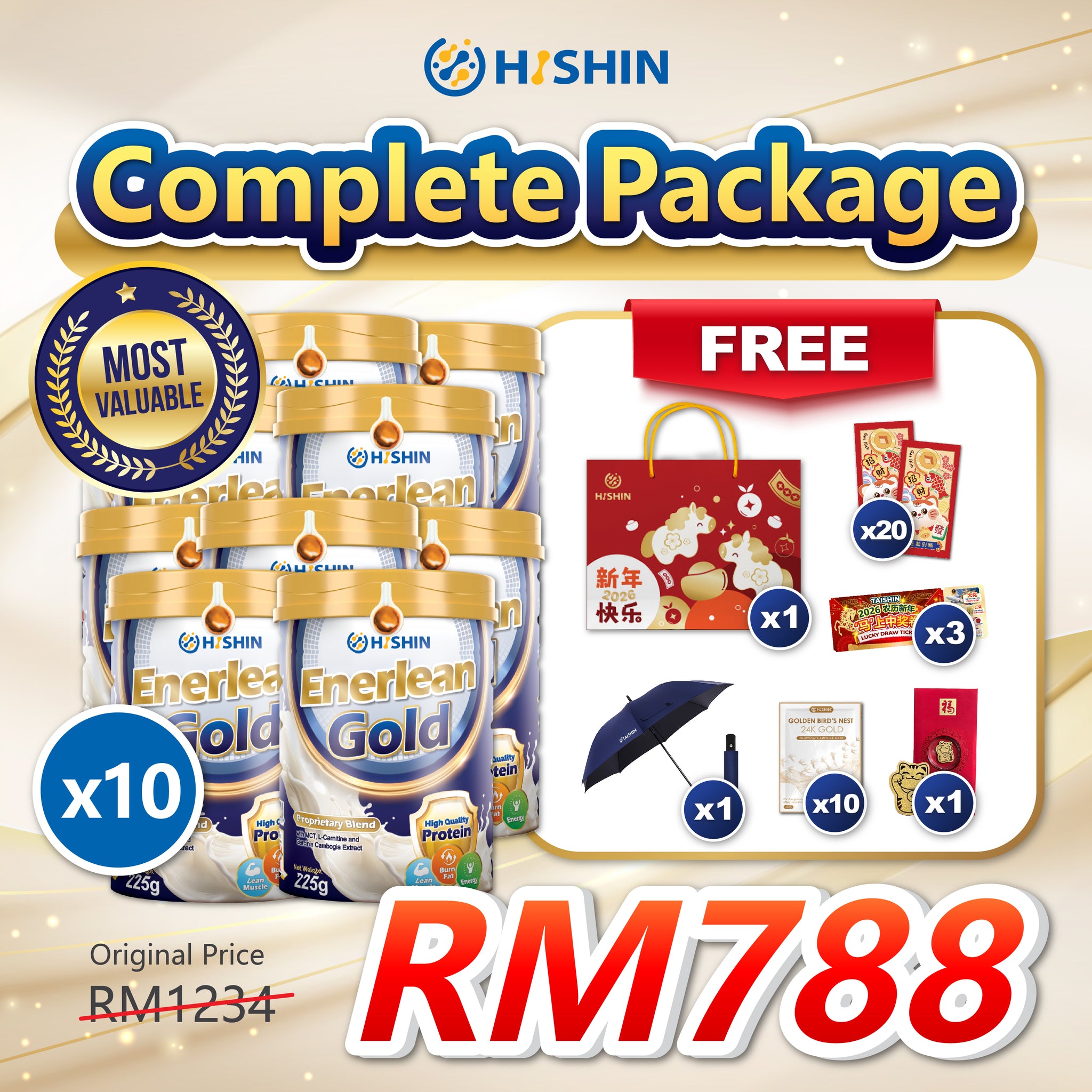 Enerlean Gold✨ Malaysia’s No 1 Nutritional Milk