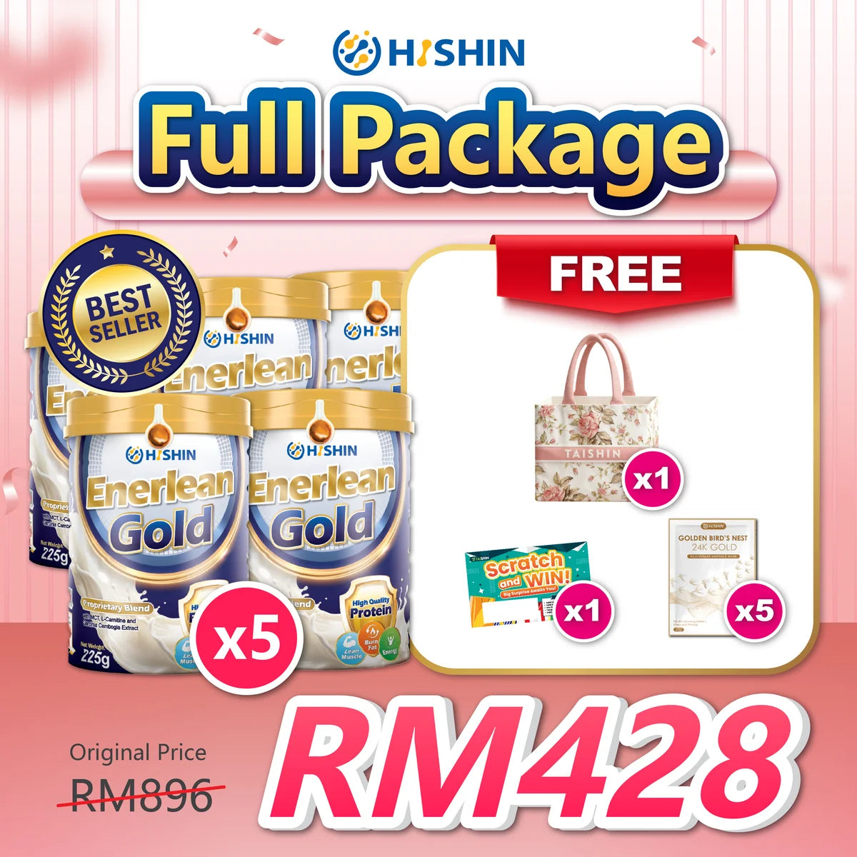 Enerlean Gold | Nutritious Mixed Meal Replacement