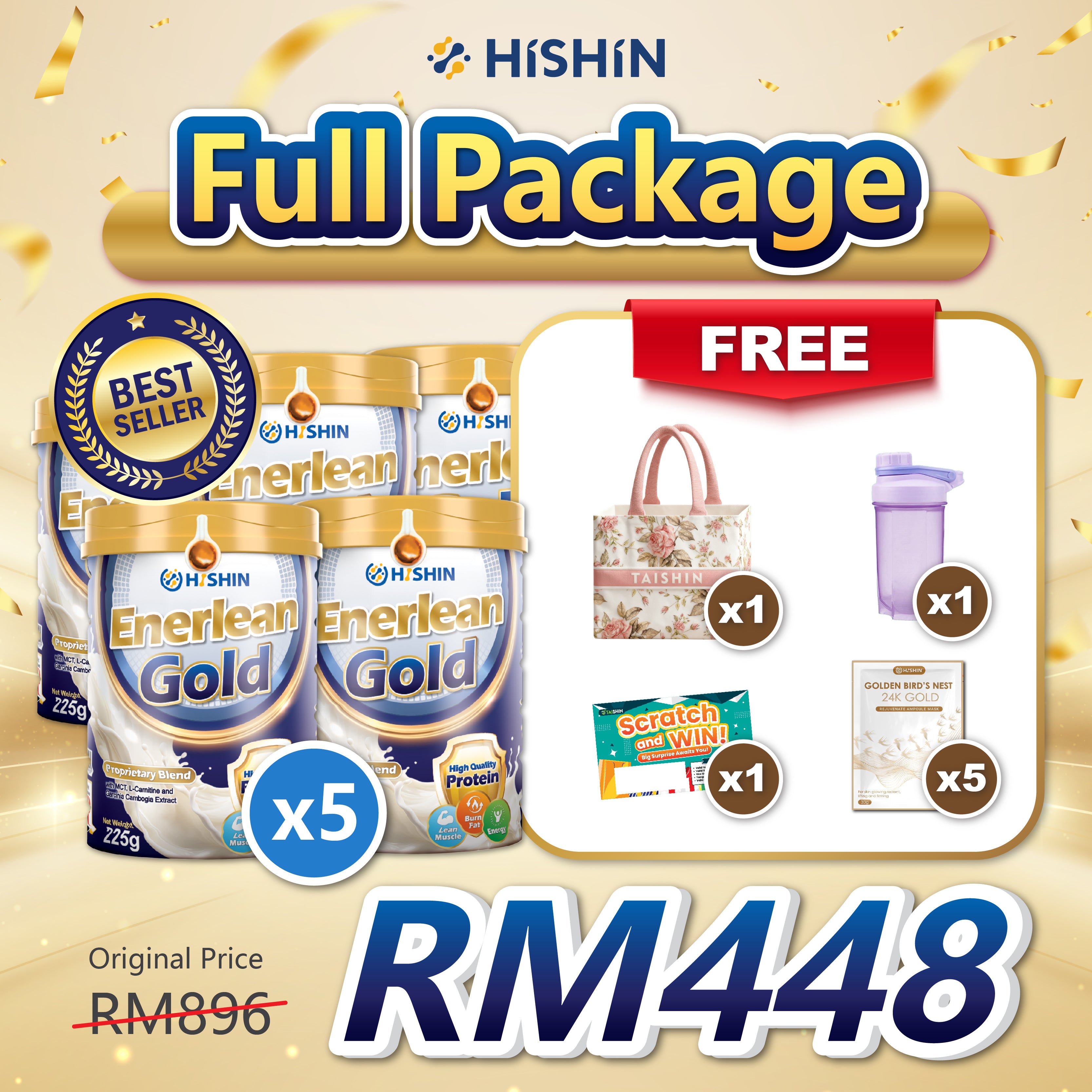 Enerlean Gold | Nutritious Mixed Meal Replacement